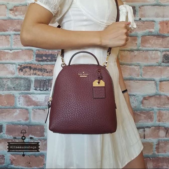 Kate spade mini Caden cherry backpack crossbody - Picture 3 of 8